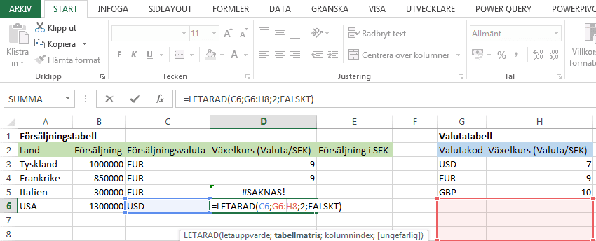 Excel LETARAD 10