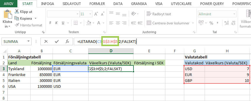 Excel LETARAD 11