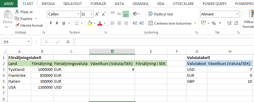 Excel LETARAD 8